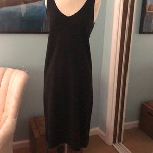 Black 100% silk dress
